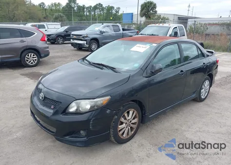 2010 Toyota Corolla S из США, поврежденный, VIN 2T1BU4EE5AC288971